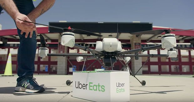 Uber Drones to Make Meal Drops This Summer