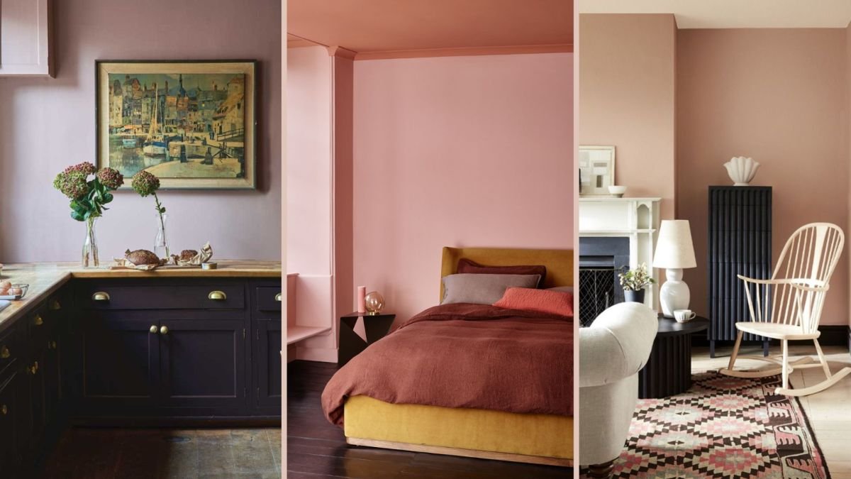 Sophisticated pink paint colors loved by interior designers