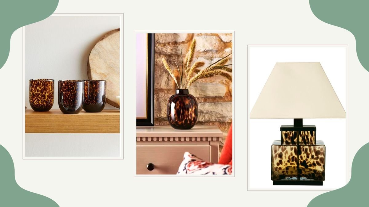 Tortoiseshell print is back – 9 pieces to add to your home